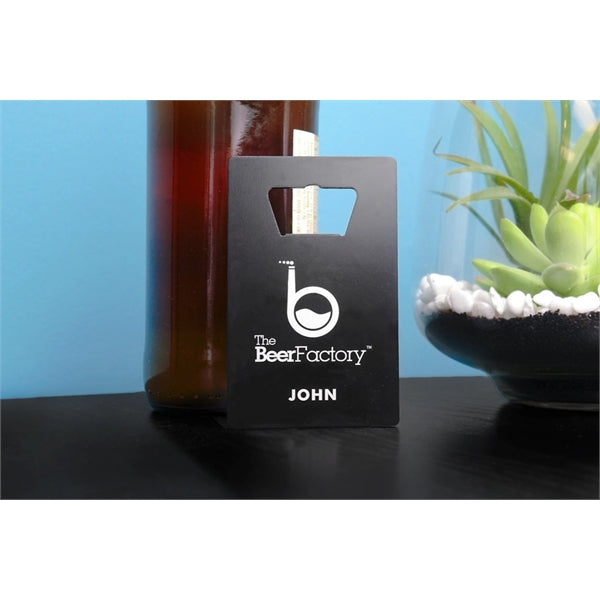 Quick Metal Bottle Opener Cards