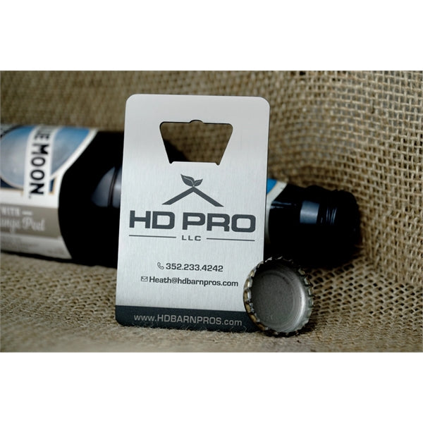 Quick Metal Bottle Opener Cards