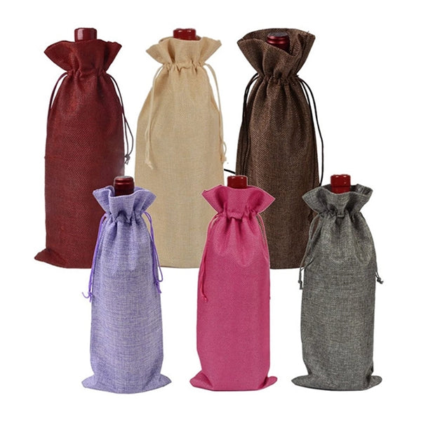 Drawstring Wine Bag