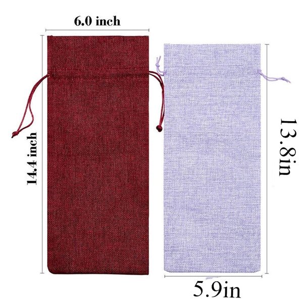 Drawstring Wine Bag