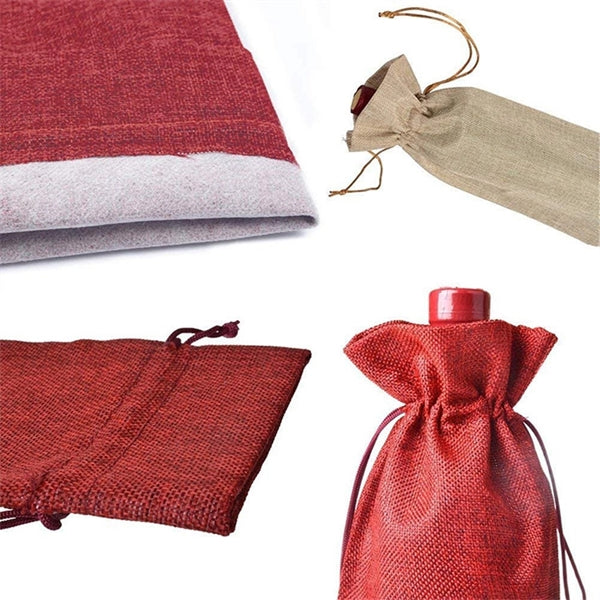 Drawstring Wine Bag