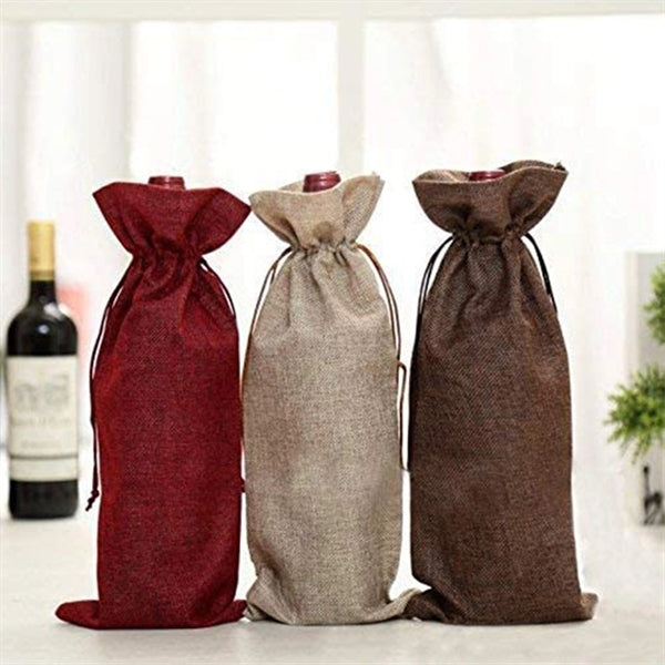 Drawstring Wine Bag