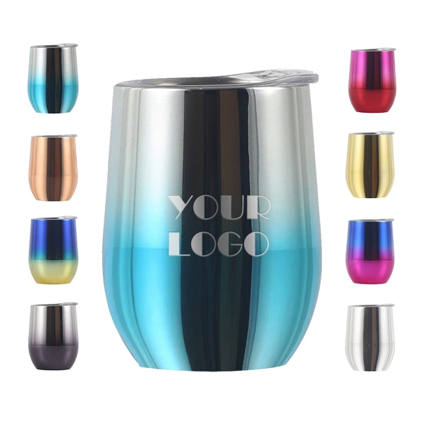 12oz Stainless Steel Eggshell Mug
