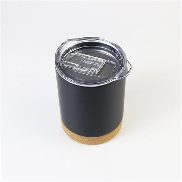 12oz Stainless Steel Mug with Cork Bottom