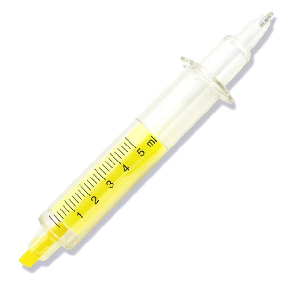 Syringe Pen and Highlighter