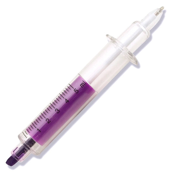 Syringe Pen and Highlighter