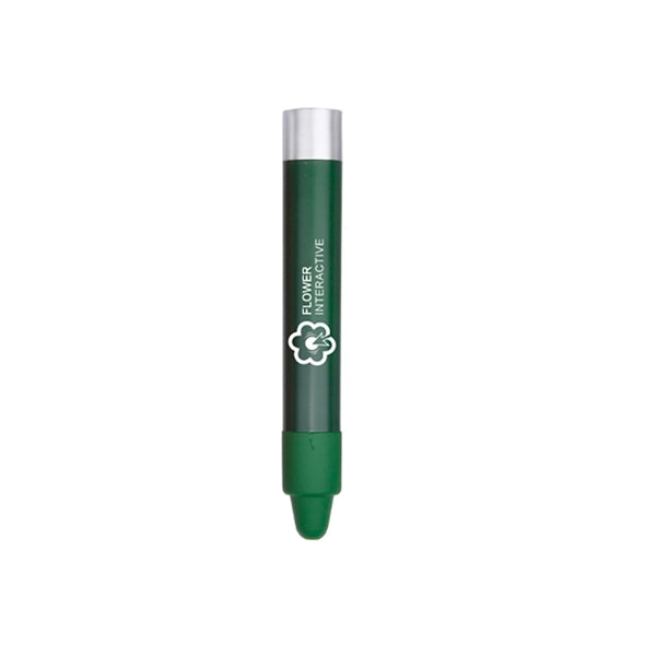 Crayon Shaped Ballpoint Pen With Stylus