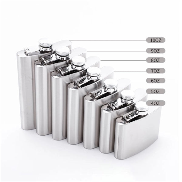 Stainless Steel Alcohol Travel Wine Pot Hip Flask