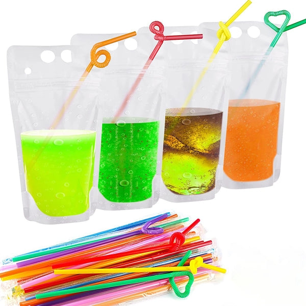 Juice Pouch With Straw