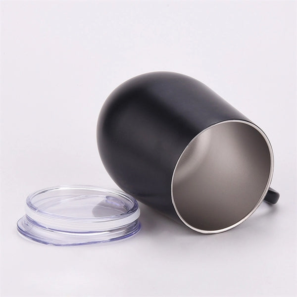 12Oz Stainless Steel Vacuum Insulated Wine Tumbler Handle