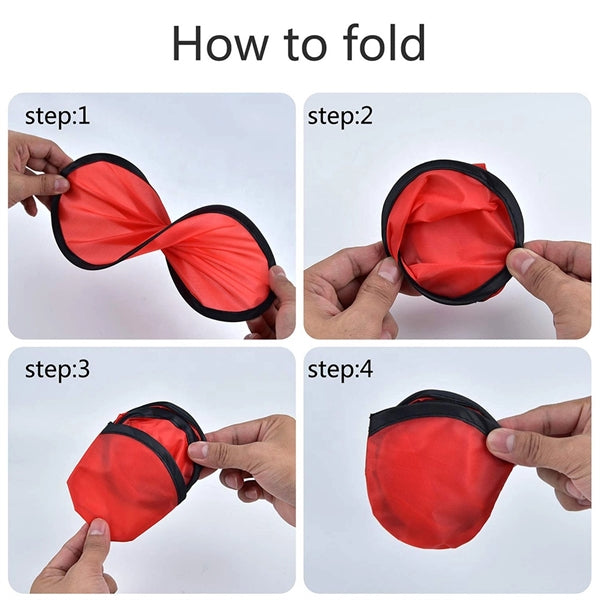 Folding Flying Fan W/Pouch