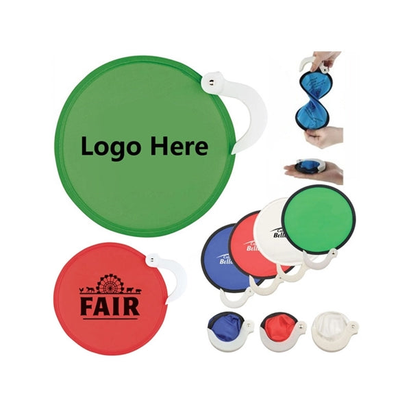 Folding Flying Fan W/Pouch