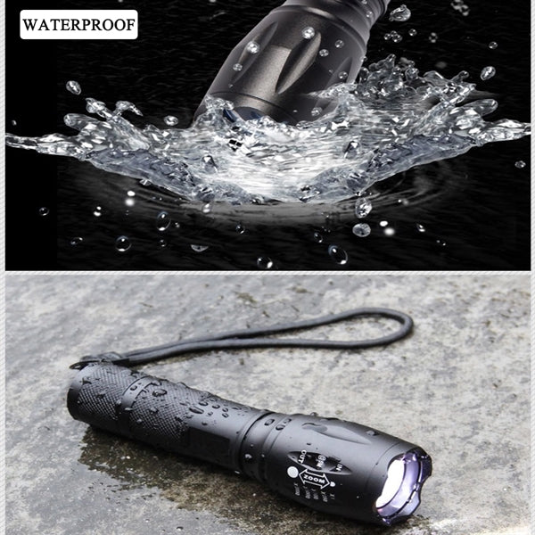 Water-Resistant LED Flashlight