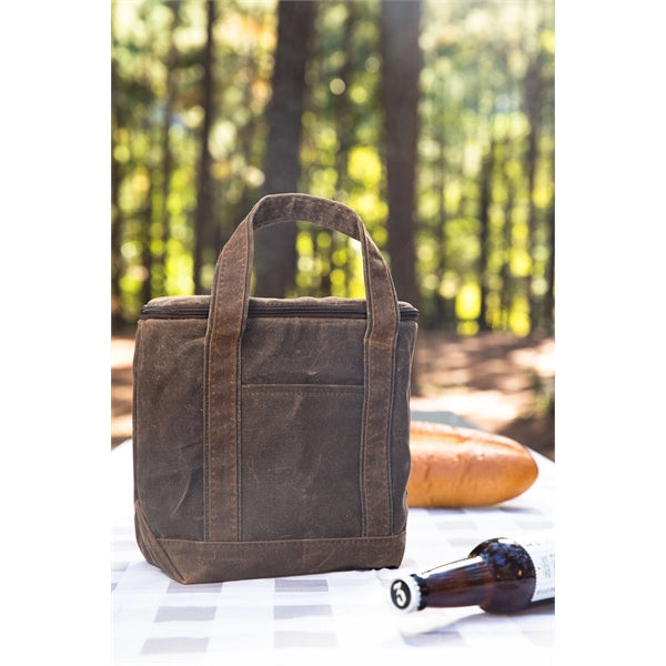 Waxed Canvas Lunch Tote Cooler - Small