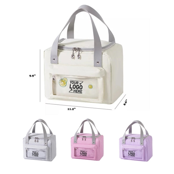 Square Insulated Lunch Bag Tote Cooler
