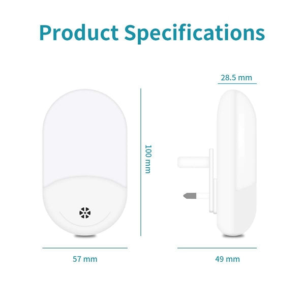 Plug-in Sensor Dimmable Night Light