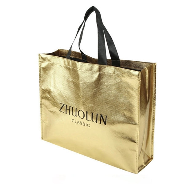 Glitter laminated Non woven shopping bags