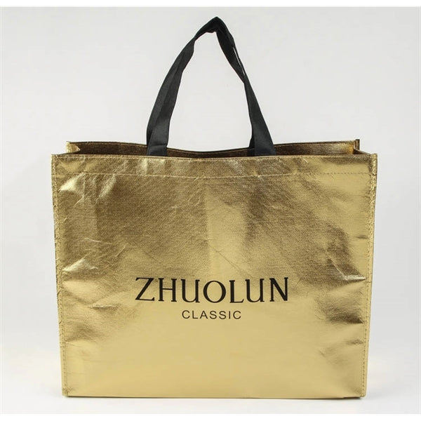 Glitter laminated Non woven shopping bags