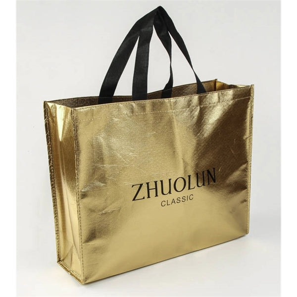Glitter laminated Non woven shopping bags