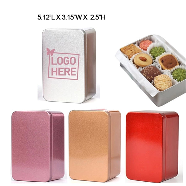 Tinplate Gift Tin Boxes-5 1/8"