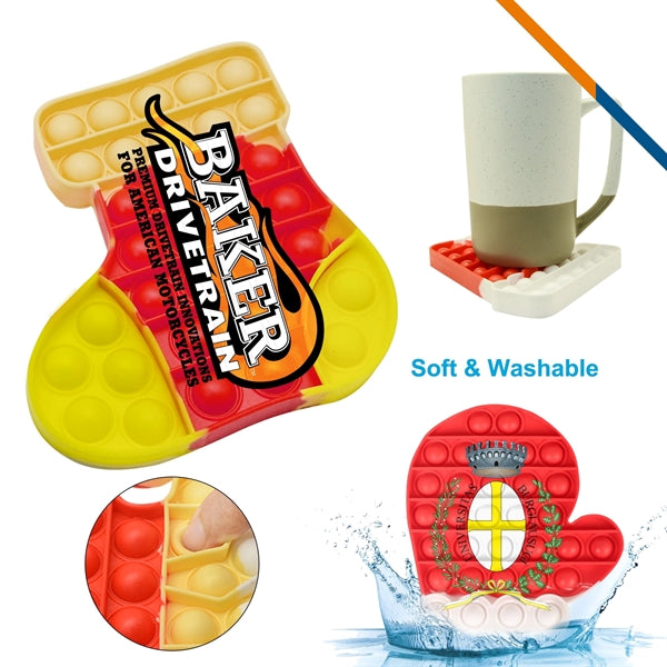 Xmas Push Pop Bubble Toy