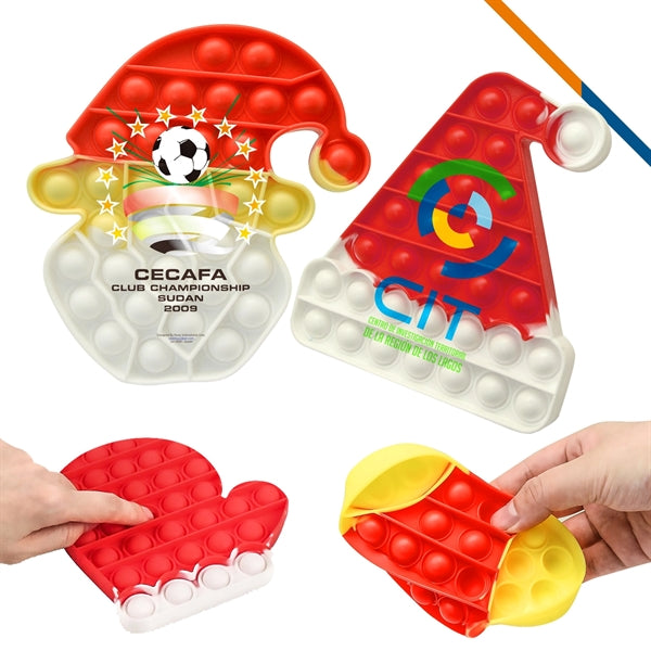 Xmas Push Pop Bubble Toy