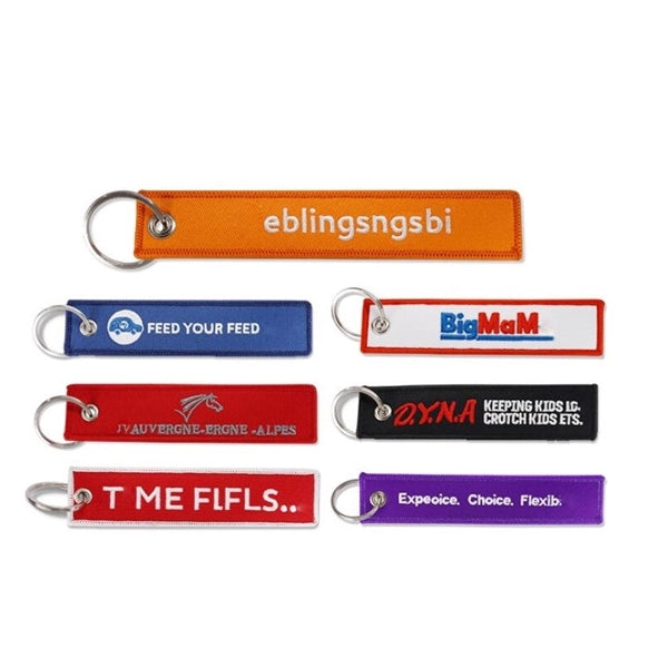 Embroidered Key Tag