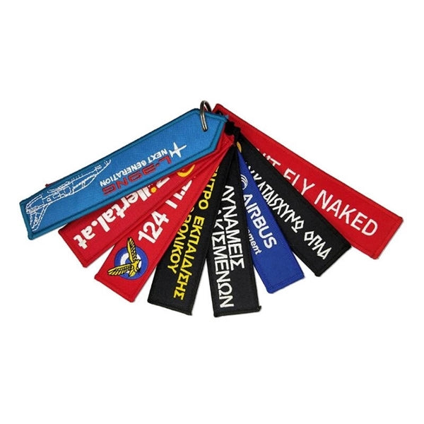 Embroidered Key Tag