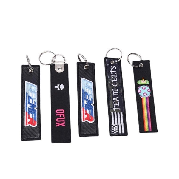 Embroidered Key Tag