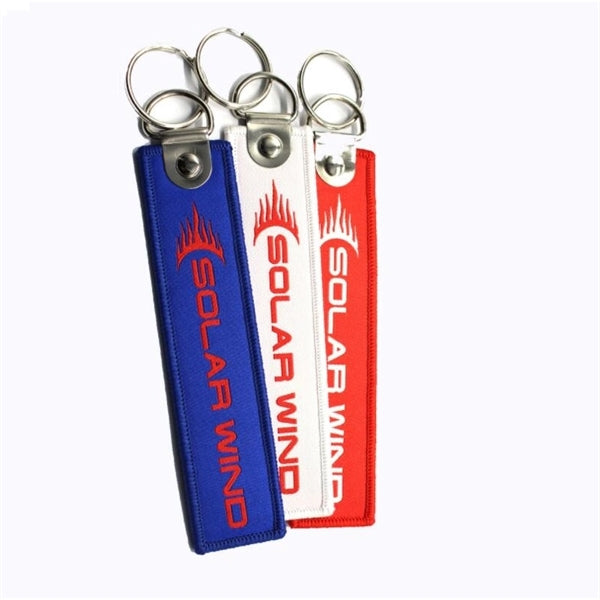 Embroidered Key Tag
