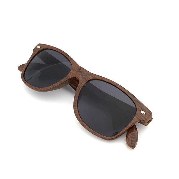 Wood Tone Sunglasses With Bottle Opener
