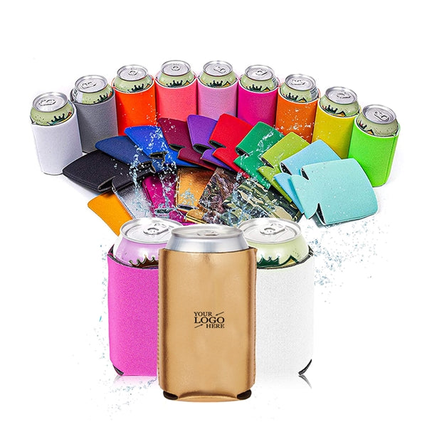 Beach Themed Neoprene Can Cooler Sleeves for Beverages