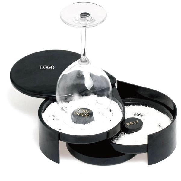 Bar Utensils Bartending Tools Three-Layer Salt Box
