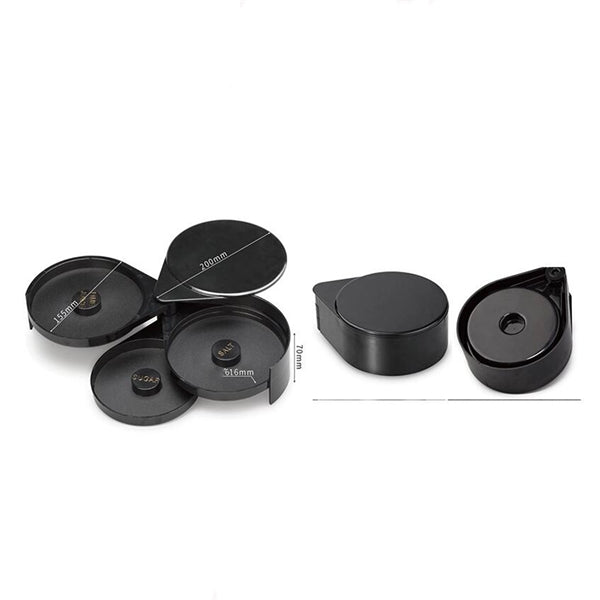 Bar Utensils Bartending Tools Three-Layer Salt Box