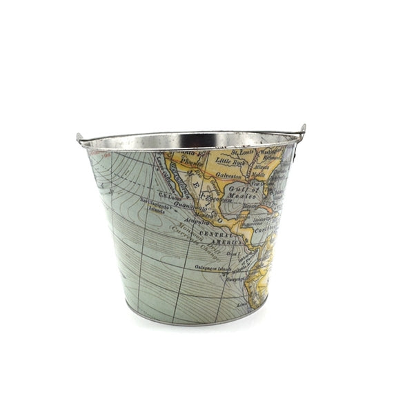 Tin Ice Bucket With Handle