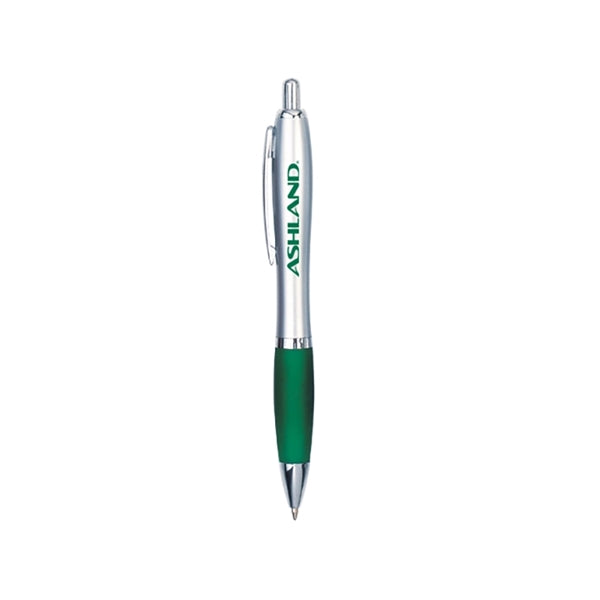 Curvy Silver Ballpoint Pen