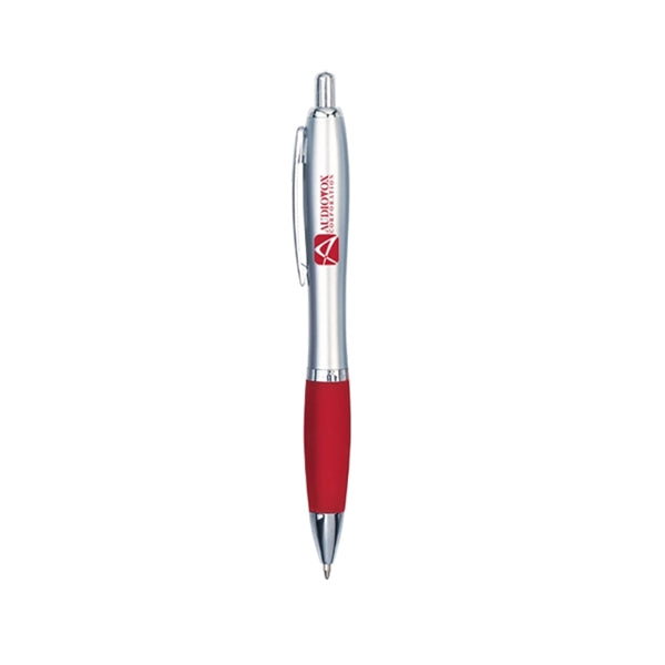 Curvy Silver Ballpoint Pen