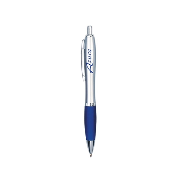 Curvy Silver Ballpoint Pen