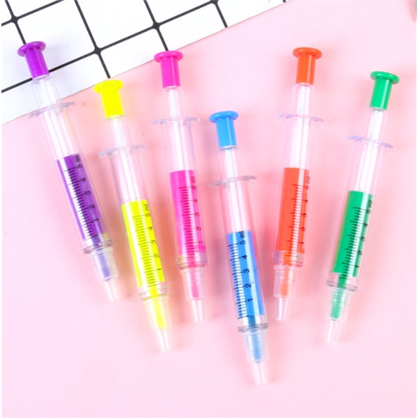 Syringe Highlighter Pen