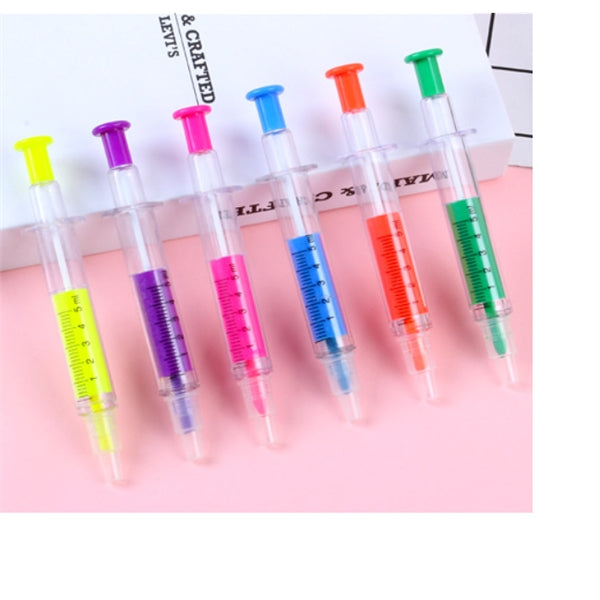 Syringe Highlighter Pen