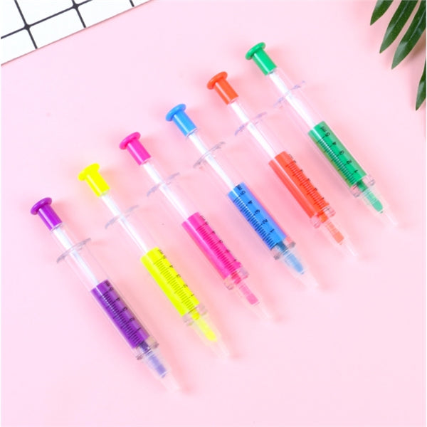 Syringe Highlighter Pen