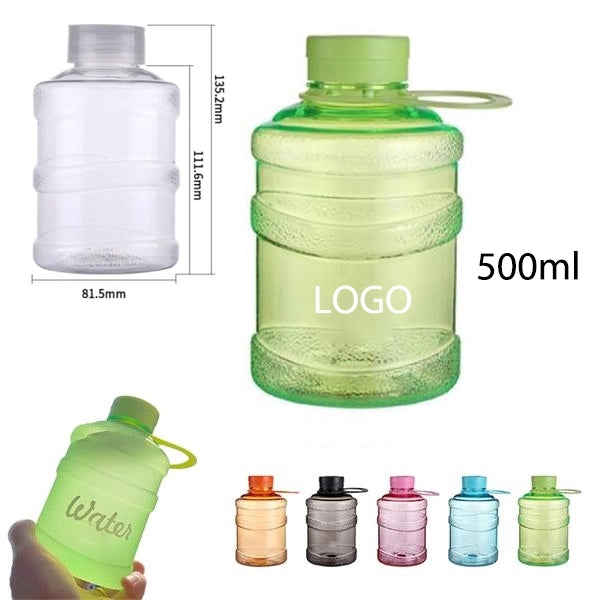 Durable Plastic bucket shape water bottle