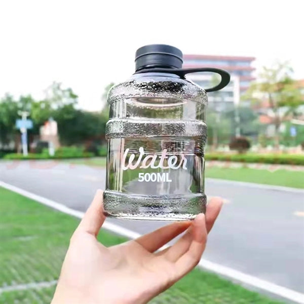 Durable Plastic bucket shape water bottle