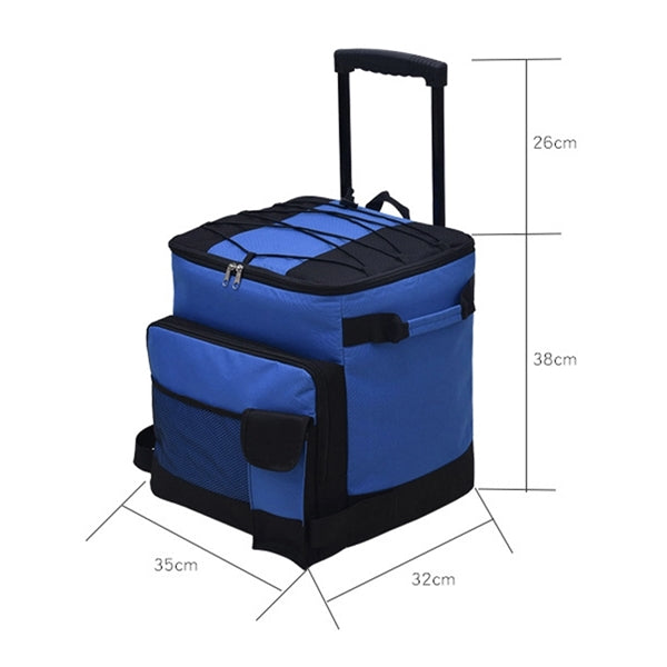 Large Capacity Insulated Picnic Trolley Cooler Bag