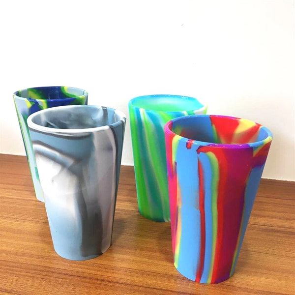 Sturdy Silicone Cup Drink Ware Glass Set
