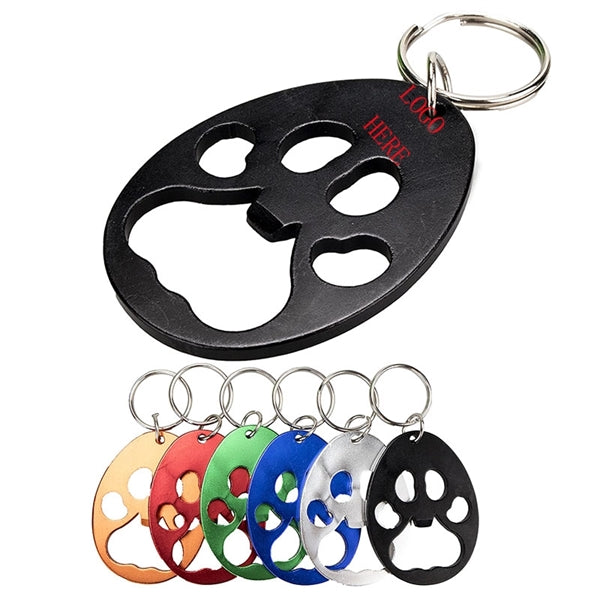 Dog Paw Keychain Bottle Opener