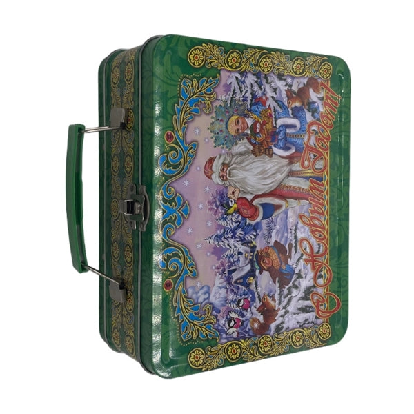 Tin Christmas Lunchbox