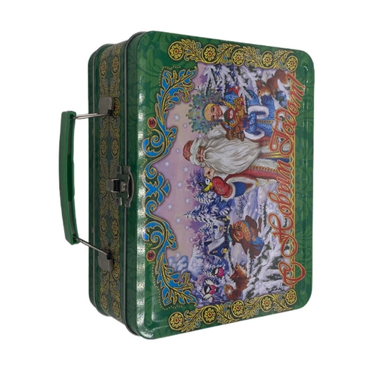 Tin Christmas Lunchbox
