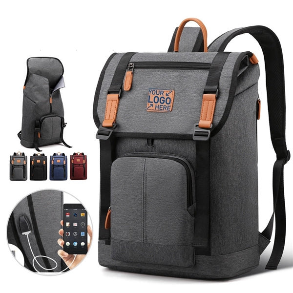 Vintage Travel Laptop Backpack