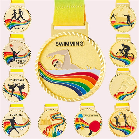 Winner Medals Gold Prizes For Sports